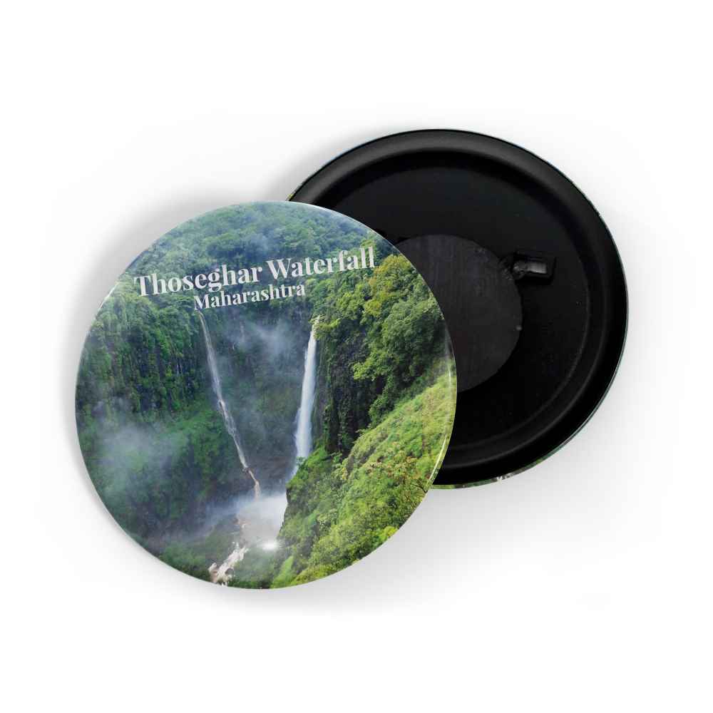 dhcrafts Fridge Magnet Multicolor Maharastra Thoseghar Waterfall D1 Glossy Finish Design Pack of 1